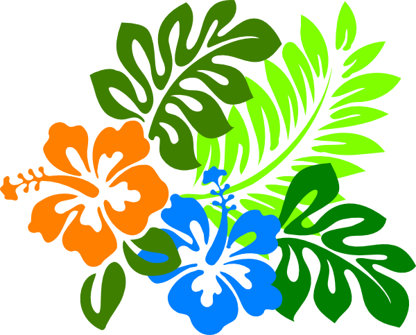 This Free Clipart Png Design Of Keanu Hibiscus Clipart - Hawaiian Party Clip Art (600x483), Png Download
