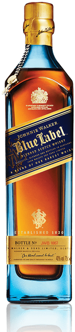 Johnnie Walker Blue Label Whisky 70cl (670x750), Png Download