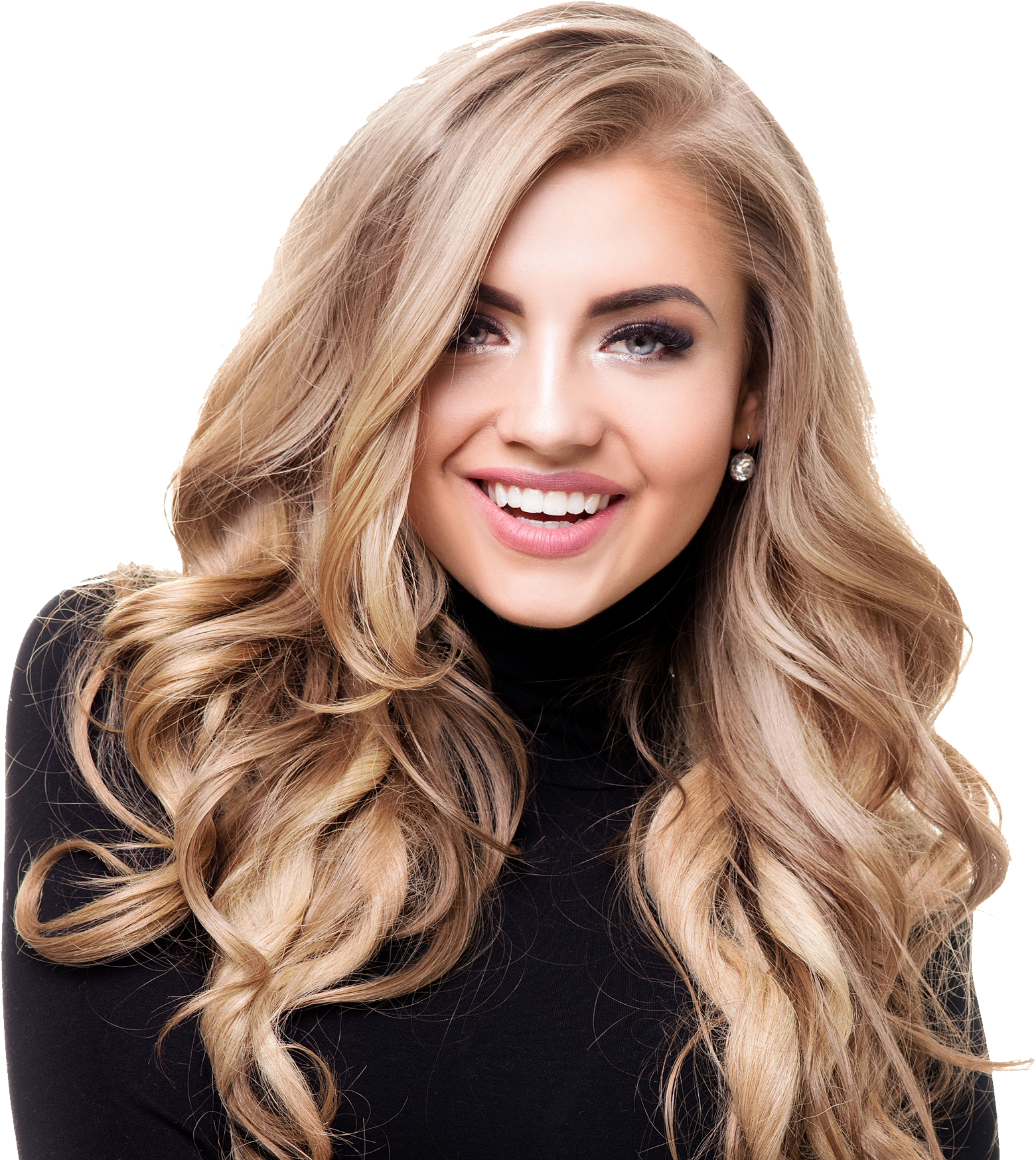 Glamour Hair (1601x1758), Png Download