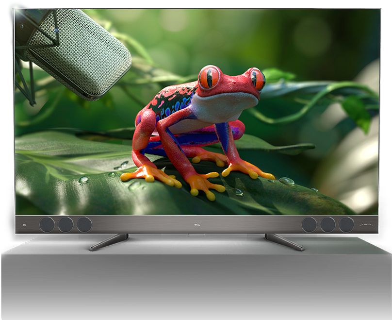 The Only Android Qled Tv In The World - Tcl U55x9006 X2 Telewizor (810x693), Png Download