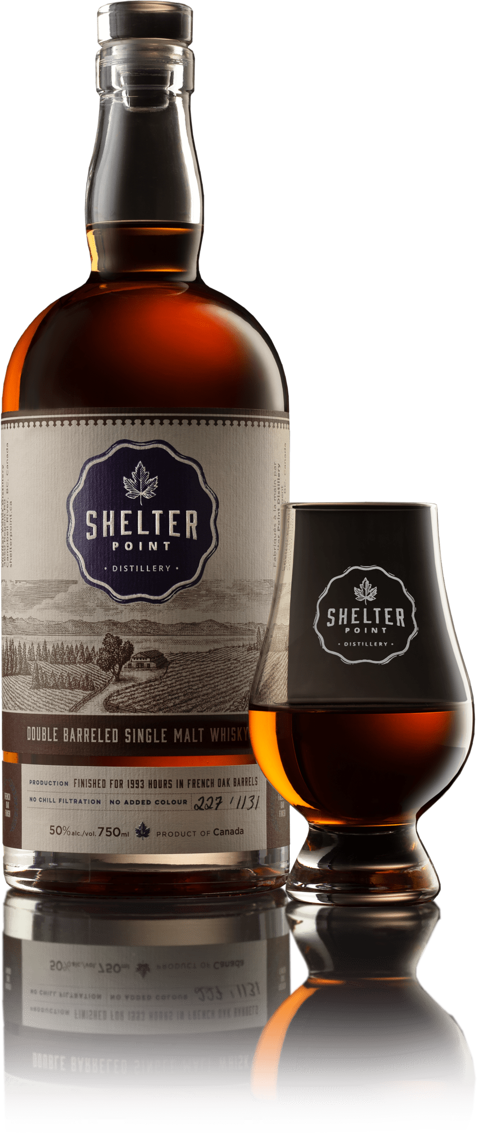 Shelter Point Double Distilled Single Malt Scotch Whisky - Single Malt Scotch Whisky (950x2254), Png Download