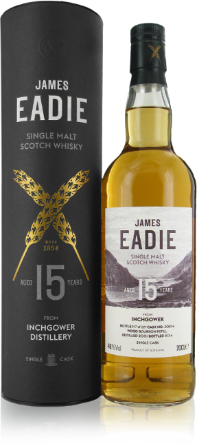 James Eadie Whisky Bottle - James Eadie Whisky (287x650), Png Download