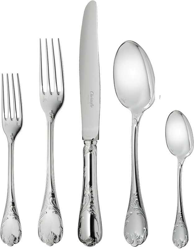 Christofle Marly 36 Pieces Set For 6 People In Chest (900x900), Png Download