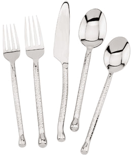 Walco Stainless 58b05 Flatware Place Setting - Cutlery (376x338), Png Download