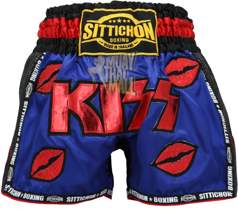 Sittichon Muay Thai Shorts Glitter Retro "freedom To - Board Short (600x480), Png Download