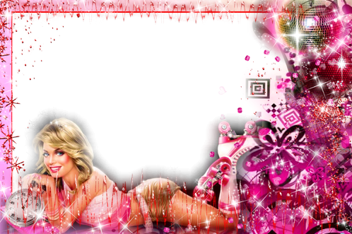 Glamour Roller Girl - Papel De Parede Rosa (498x331), Png Download