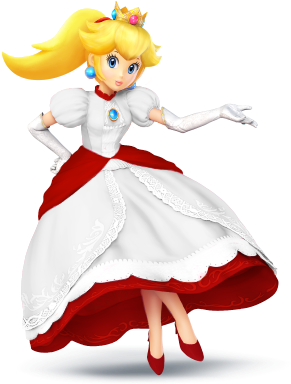 Princess Peach Clipart Fire Flower Princess - Smash 4 Peach Alts (383x383), Png Download