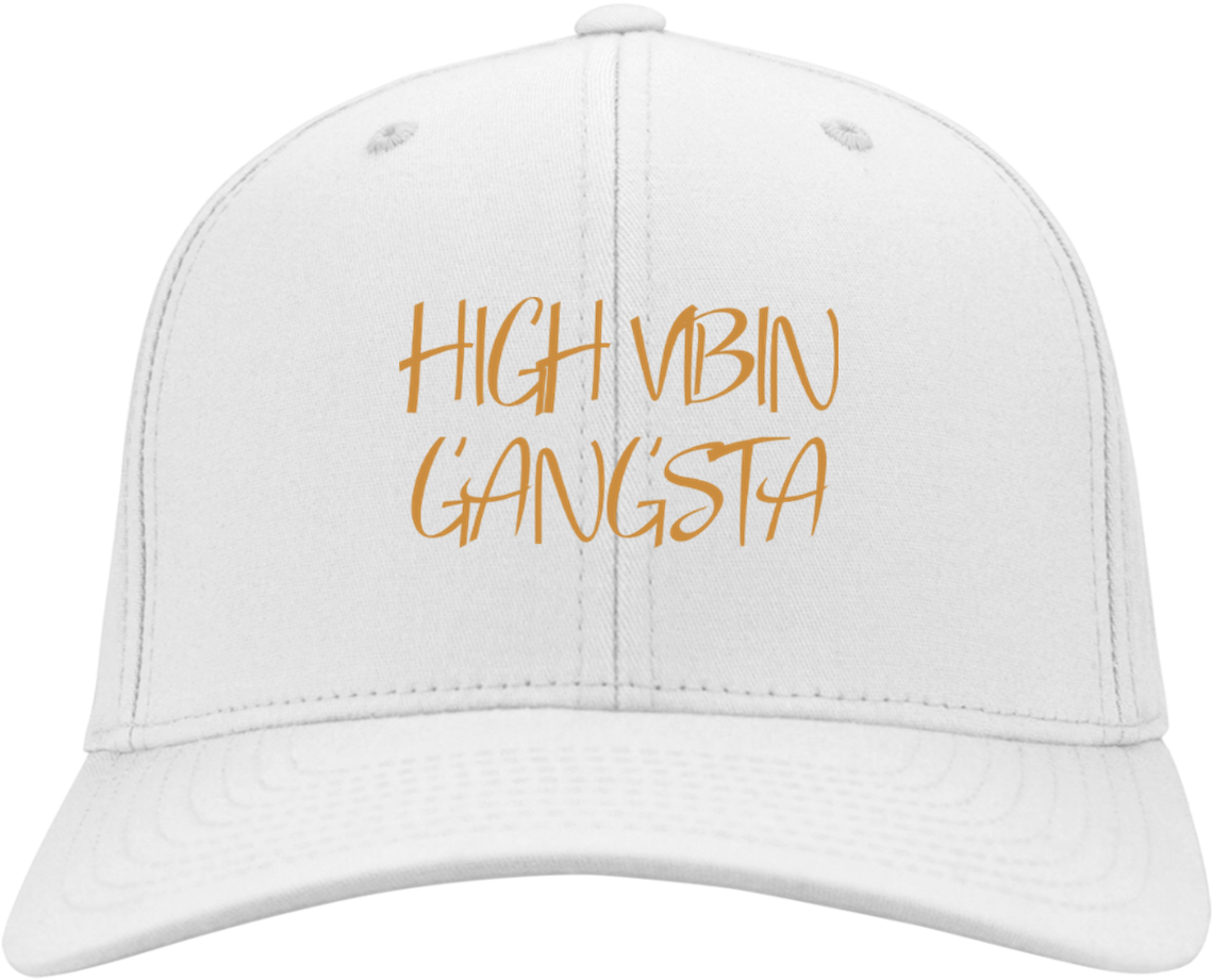 High Vibin Gangsta Twill Cap - Baseball Cap (1155x1155), Png Download