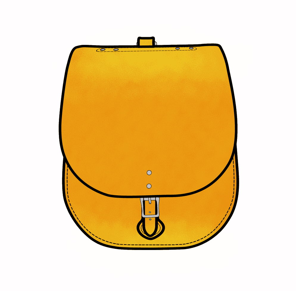 Backpack Clipart Transparent - Messenger Bag (1000x1000), Png Download