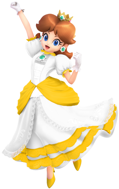 We Updated Our Daisy Fire Flower Swap For Smash Following - Ssb5 Daisy (426x662), Png Download