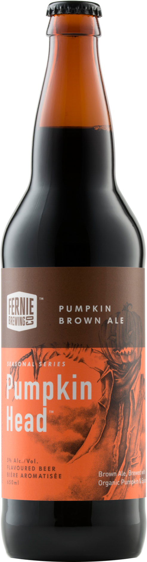 Our Pumpkin Head Has Become A Staple For Thanksgiving - Glass Bottle (720x1920), Png Download