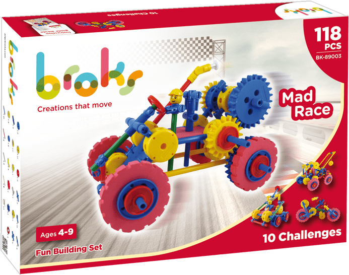 Broks - Mad Race: New & Fun Construction Set (900x680), Png Download