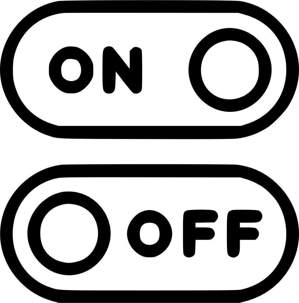 Download On Off Switch Toggle Settings Preferences - Off Switch Icon ...