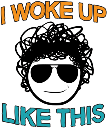I Woke Up Like This T-shirt (500x500), Png Download