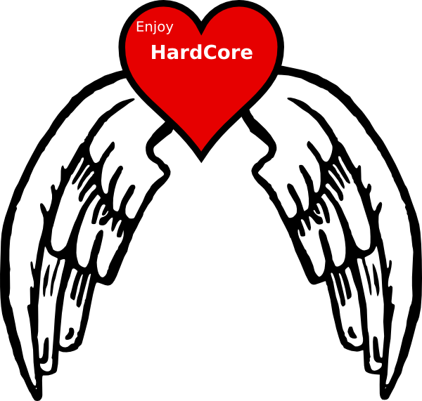 How To Set Use Heart With Wings Clipart - Transparent Background Wings Clipart (600x571), Png Download