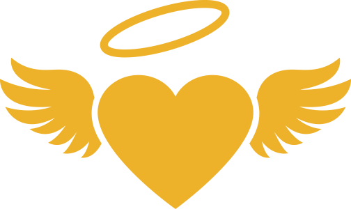 Our Personal Care Attendants - Heart With Wings And Halo Png (504x300), Png Download