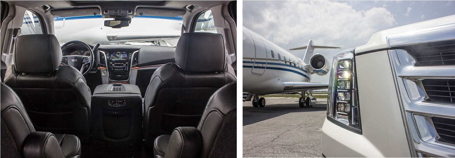 Cadillac Escalade Esv Interior And Exterior - Esv (1534x542), Png Download