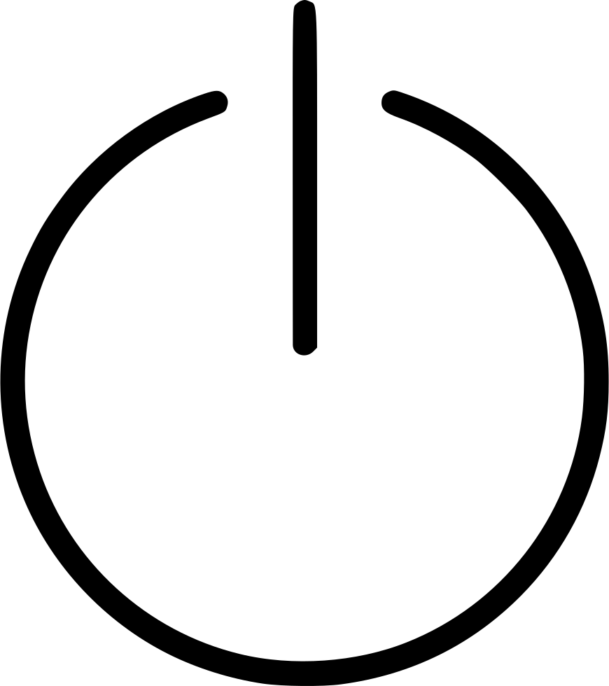 Inactive Deactivate Turn Off Switch Tumbler Sign Comments - Inactive Icon (870x980), Png Download