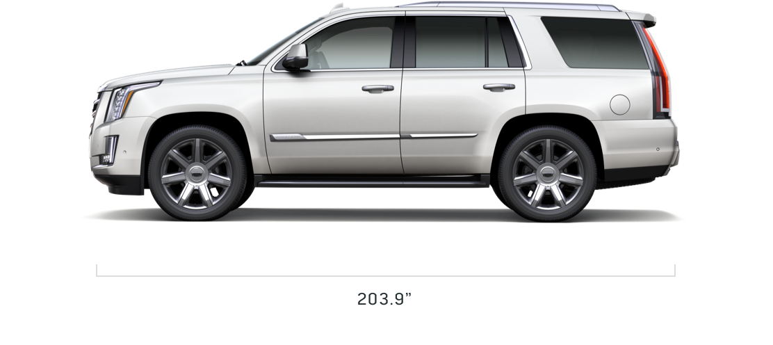 Escalade - Cadillac Escalade (1112x496), Png Download