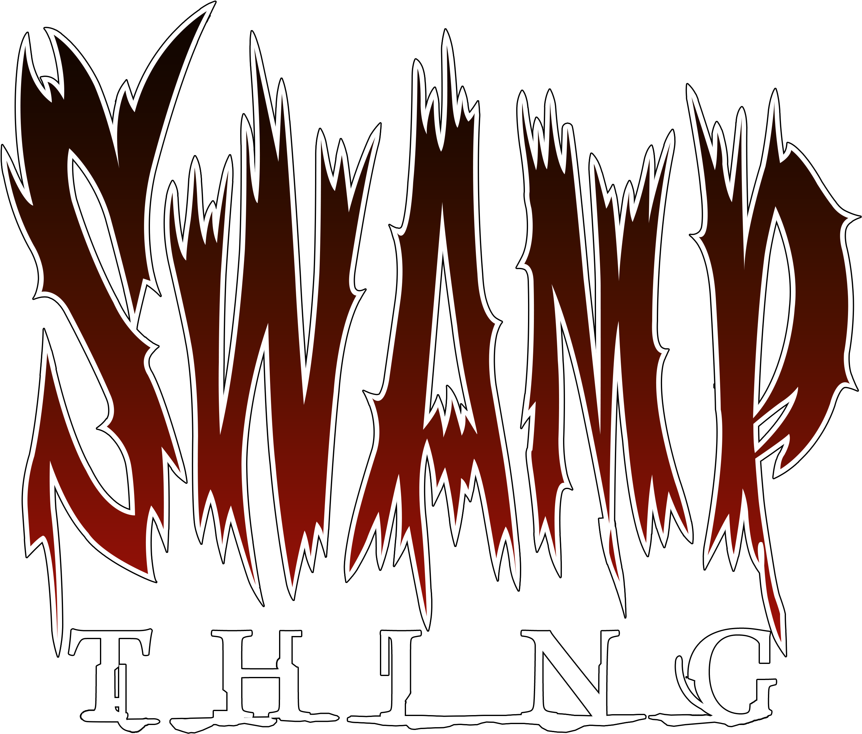 "swamp Thing" Volume 3 Logo Recreated With Photoshop - Vertigo Swamp Thing 1 (paperback) (3000x3000), Png Download