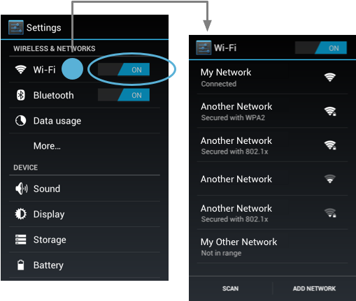 Settings Master On Off 2 - Android Wifi On Off (528x431), Png Download