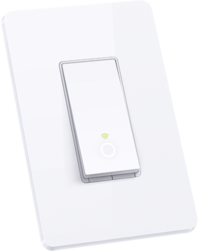 Set Schedules To Light On/off Your Room Anytime You - Interruptor Wifi Tp Link (400x506), Png Download
