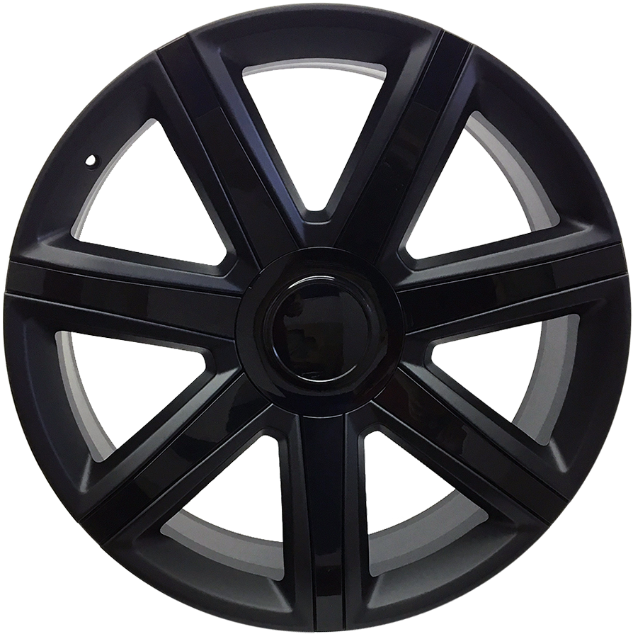 5 Cadillac Escalade Style, Matte Black With Gloss Black - Copricerchi 15 Fiat Tipo (936x936), Png Download