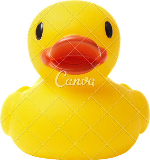 Rubber Duck (516x550), Png Download