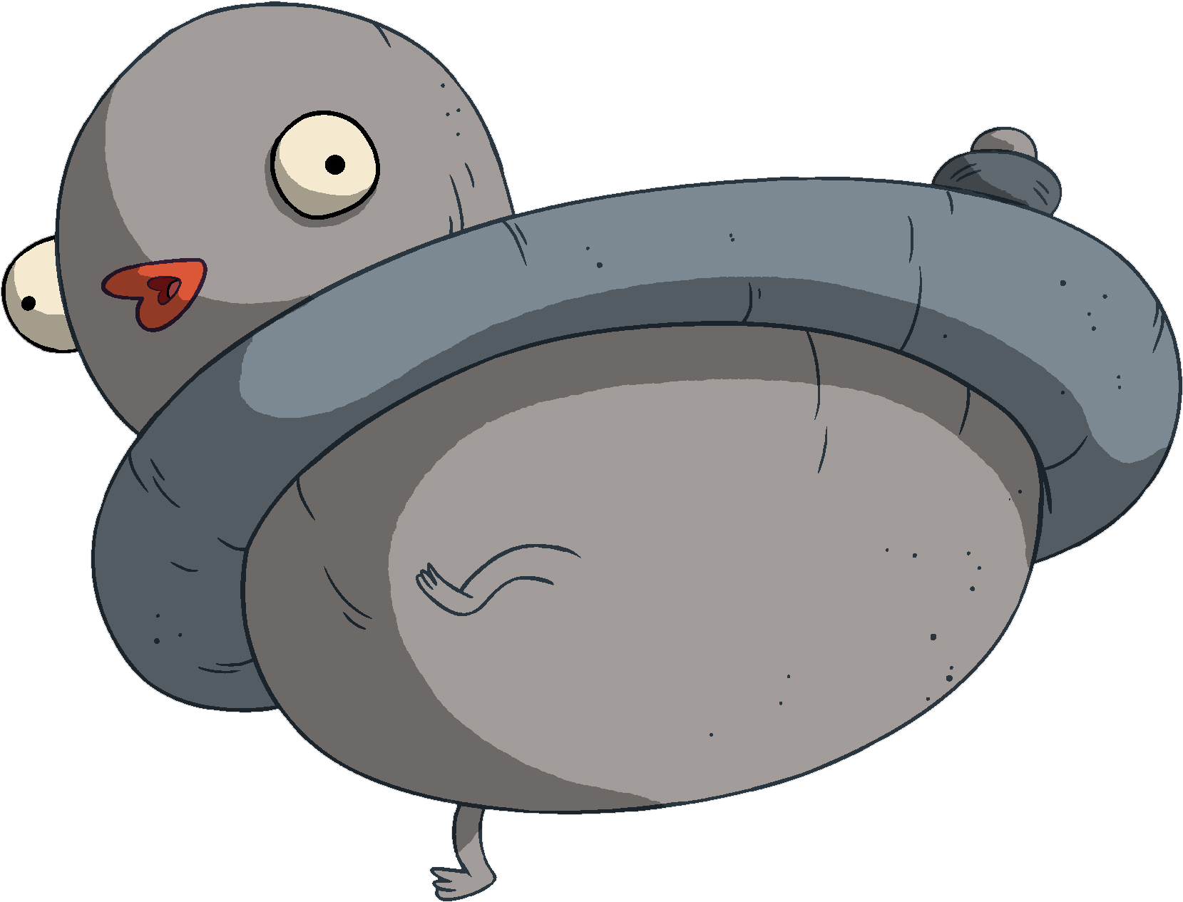 Duck - Stone Duck Adventure Time (1692x1470), Png Download