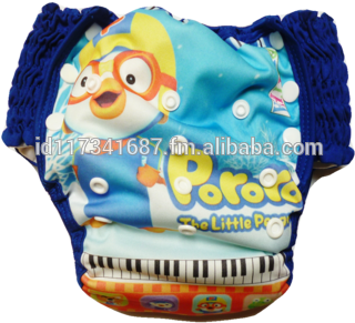 Bebitha Pants Cartoon Cloth Diaper 3-16kgs - Cartoon (350x350), Png Download