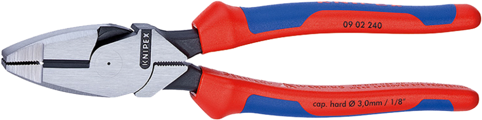 Download Amazing High-quality Latest Png Images Transparent - Knipex - Cutting Plier, Lineman, 240mm - 09 12 240 (1024x388), Png Download