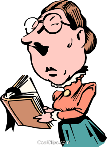 Cartoon School Teacher Royalty Free Vector Clip Art - Cartoon Teacher Clipart Transparent (348x480), Png Download