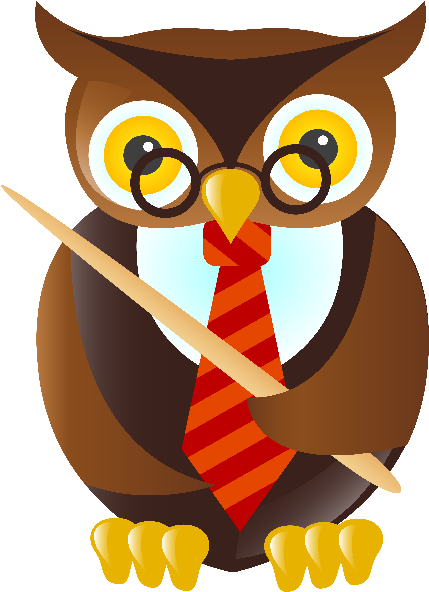 Visit - School Owl Clip Art (600x600), Png Download