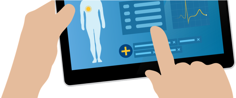 Cash For Health Mobile Money - Electronic Health Record (845x321), Png Download