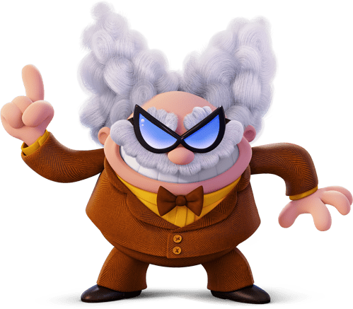 Professor Poopypants Png - Captain Underpants Movie Characters (499x437), Png Download