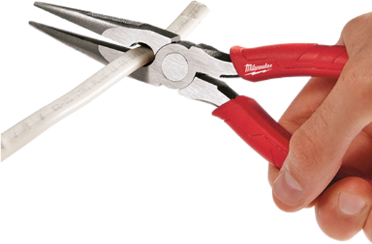 Photos Videos (0) - Milwaukee 48-22-6101 8 Long Nose Pliers (520x520), Png Download