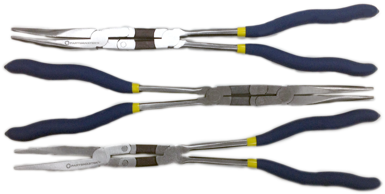 Super Cross Pliers Assortment - Extended Needle Nose Pliers (1463x971), Png Download