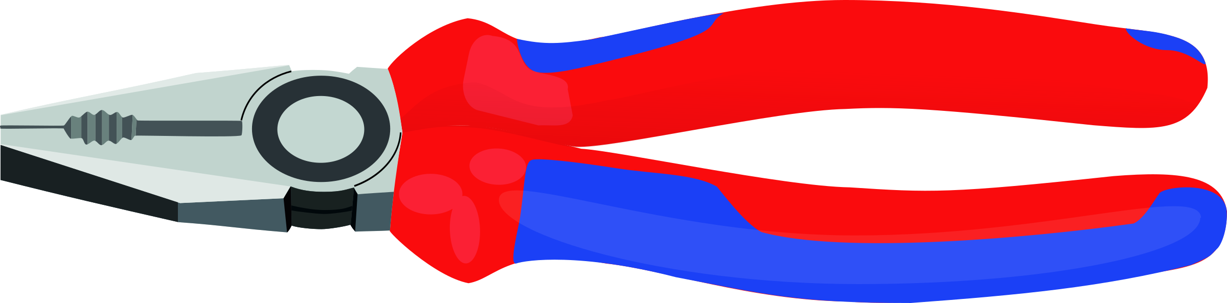 Mechanical Clipart Pliers - Clipart Pliers (2400x593), Png Download