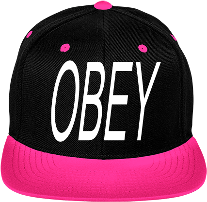 Obey Snapback Png - Heat Press (450x450), Png Download