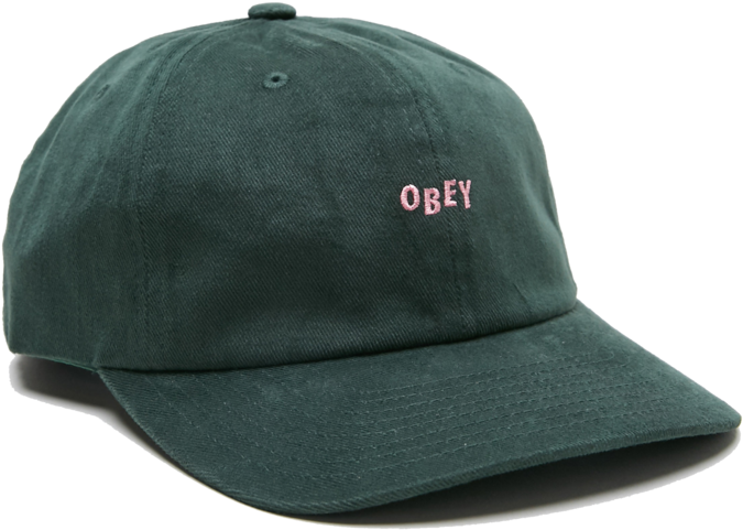 Cutty 6 Panel Snapback Forest - Obey - Cutty Bone Brown - Caps (800x800), Png Download