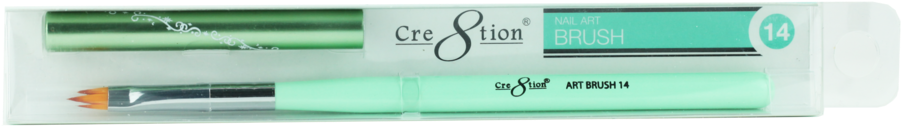 Cre8tion Nail Art Brush Is Made With Fine Synthetic - Brush (1000x314), Png Download