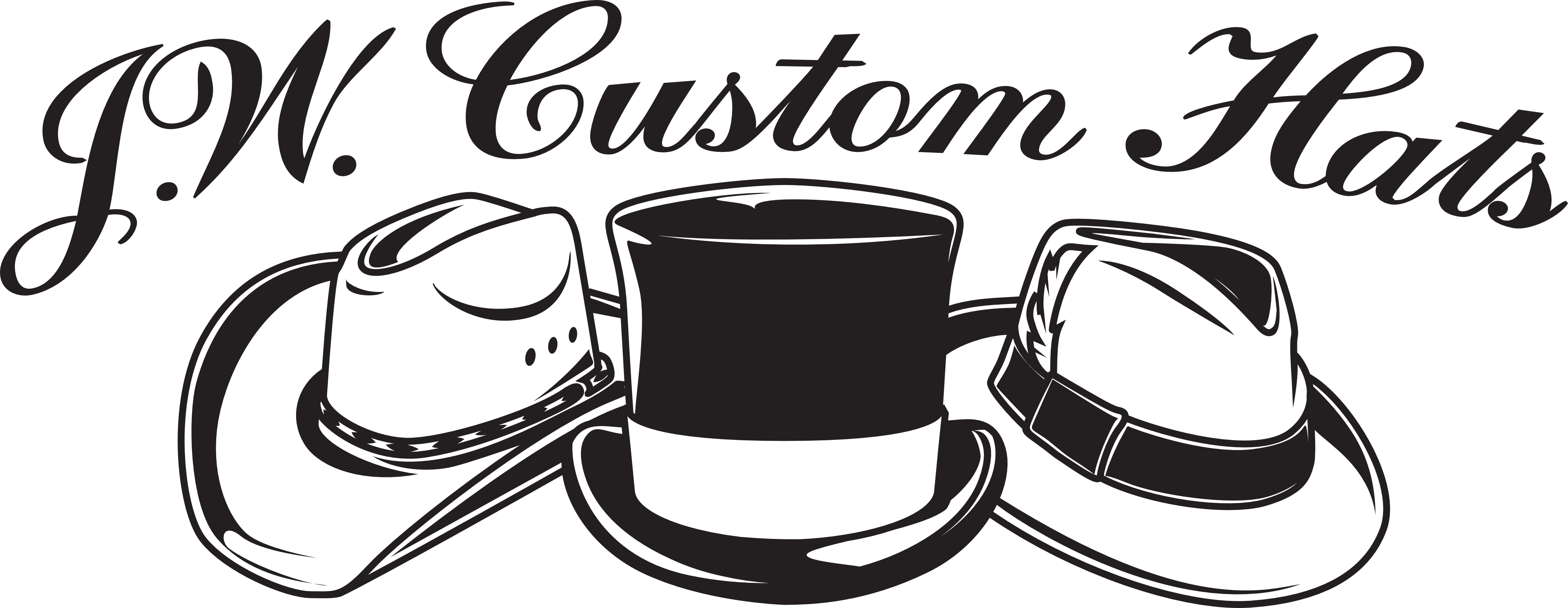 Jw Custom Hats (4808x1866), Png Download
