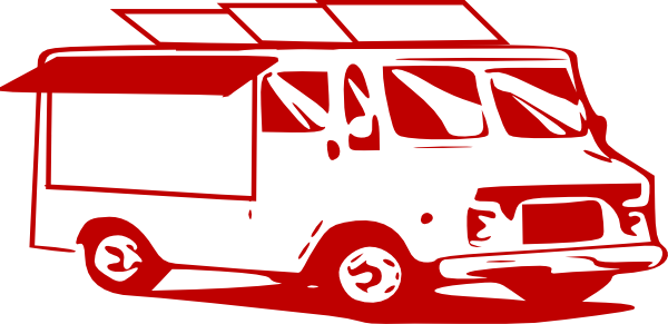Food Truck Clip Art (600x291), Png Download