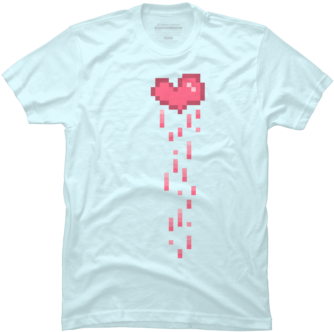 Pixelated Heart $25 - Design By Humans (360x360), Png Download