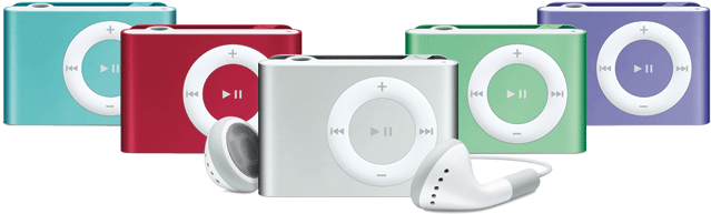 Ipod Shuffle Ipod Shuffle 2nd Generation Colors Full Size Png Download Seekpng