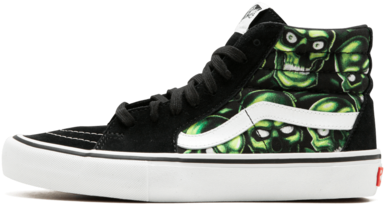Vans Sk8-hi Supreme Skull Pile - Vans Supreme Skull (480x288), Png Download