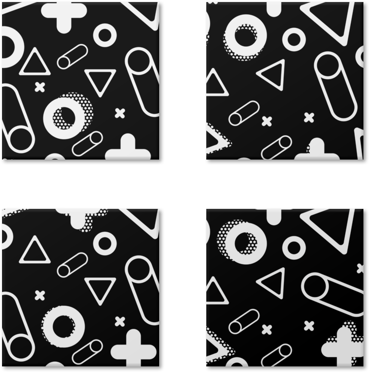 Magneto 90's Retro Shapes Patterns De Tobias Fonsecana - Handbag (800x800), Png Download