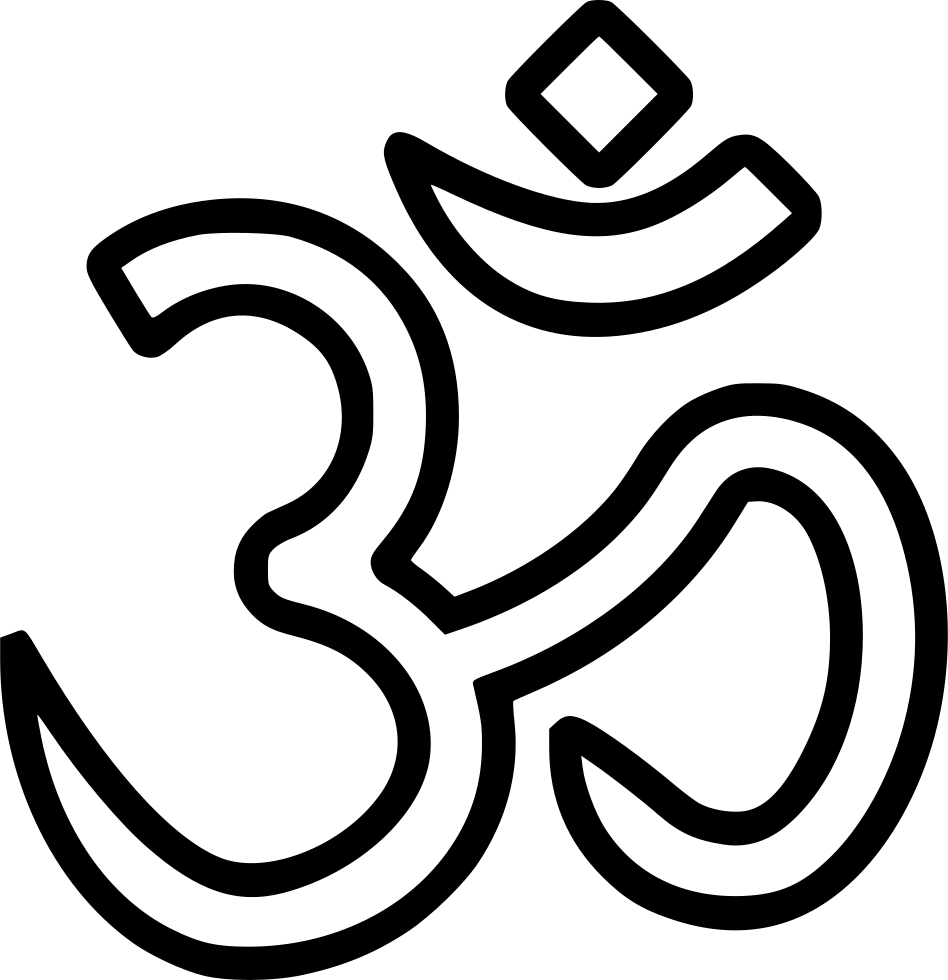 Hinduism Comments - Signo Hinduismo Para Pintar (948x980), Png Download