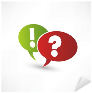 Vinilo Pixerstick Signo De Interrogación Y De Exclamación - Speech Errors In Bimodal Bilingual Sign Language Interpreters (400x400), Png Download