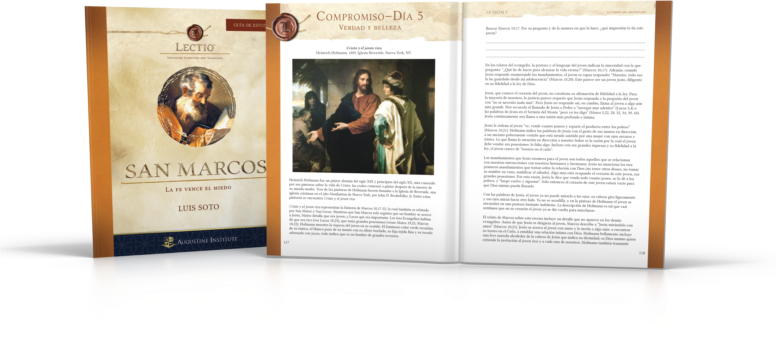 San Marcos Guía De Estudio Para El Participante - Rich Young Ruler (2500x2500), Png Download